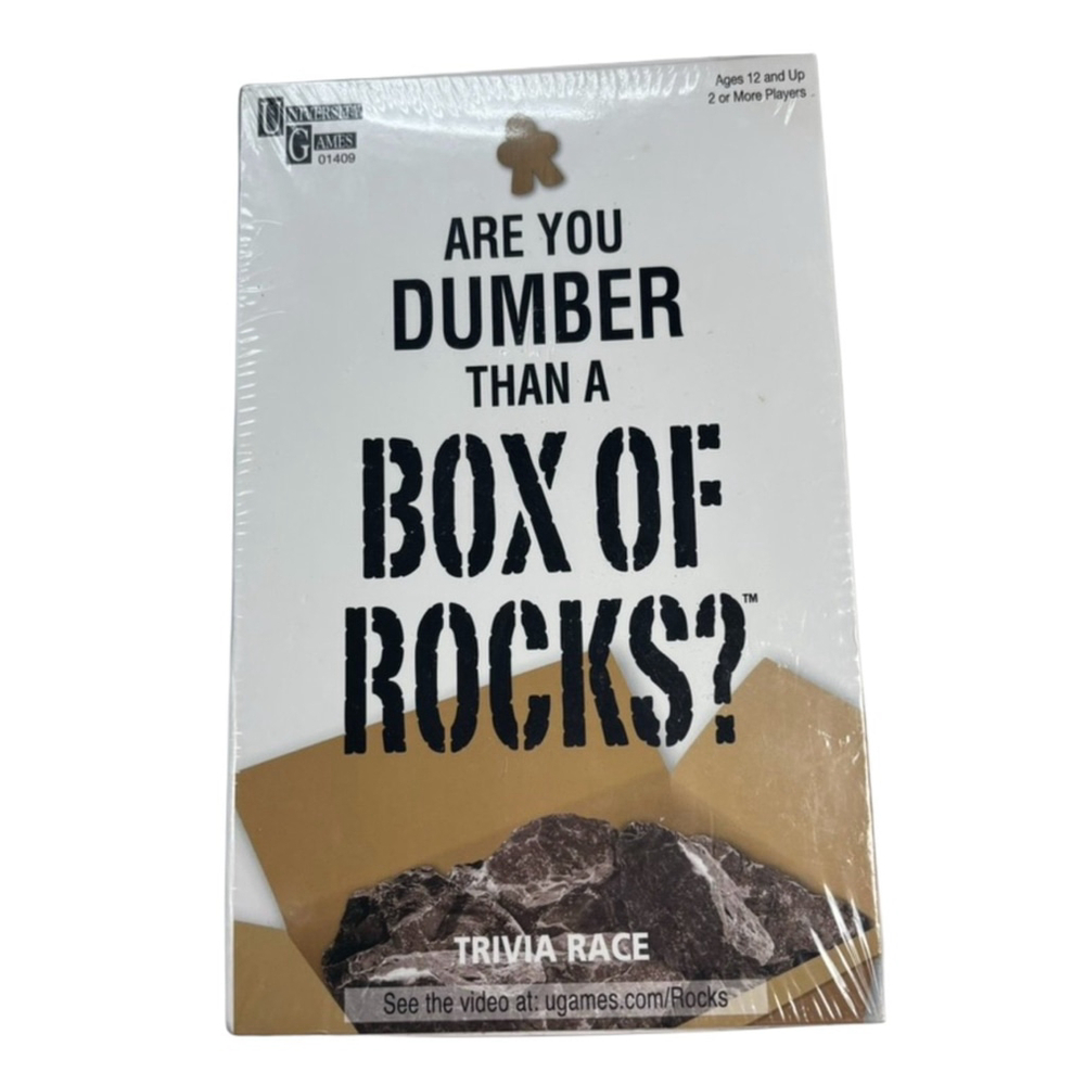 Are You Dumber Than A Box Of Rocks? - NIB Trivia Game